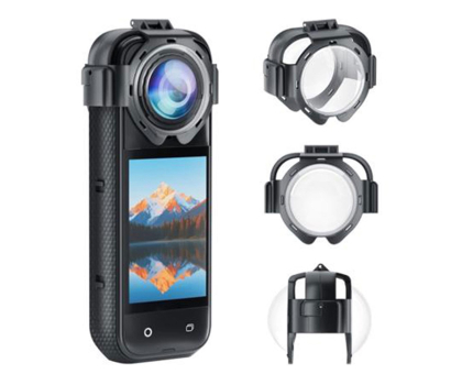 Osłona na obiektyw kamery Puluz Osłony obiektywu (snap-on) do Insta360 X5